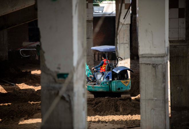 Flycam: SVĐ Mỹ Đình đang “thay áo mới” chào đón SEA Games 31 - 13