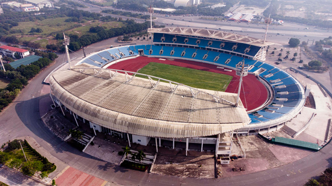 Flycam: SVĐ Mỹ Đình đang “thay áo mới” chào đón SEA Games 31 - 2