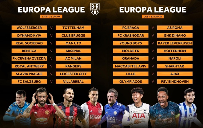 Bốc thăm Europa League: MU đấu Real Sociedad, Tottenham gặp may - 1