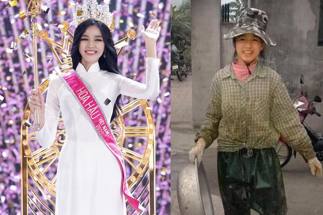 Hoa hậu Đỗ Thị Hà lần đầu hở bạo với váy o ép vòng 1 đầy - 4