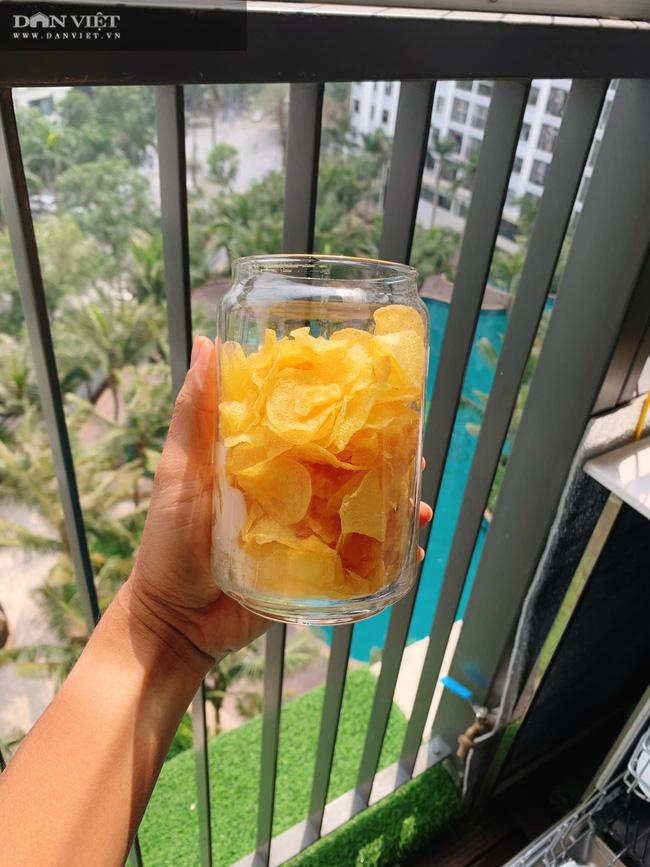 Làm bim bim khoai tây lắc pho mai giòn tan bằng nồi chiên không dầu cực dễ - 2