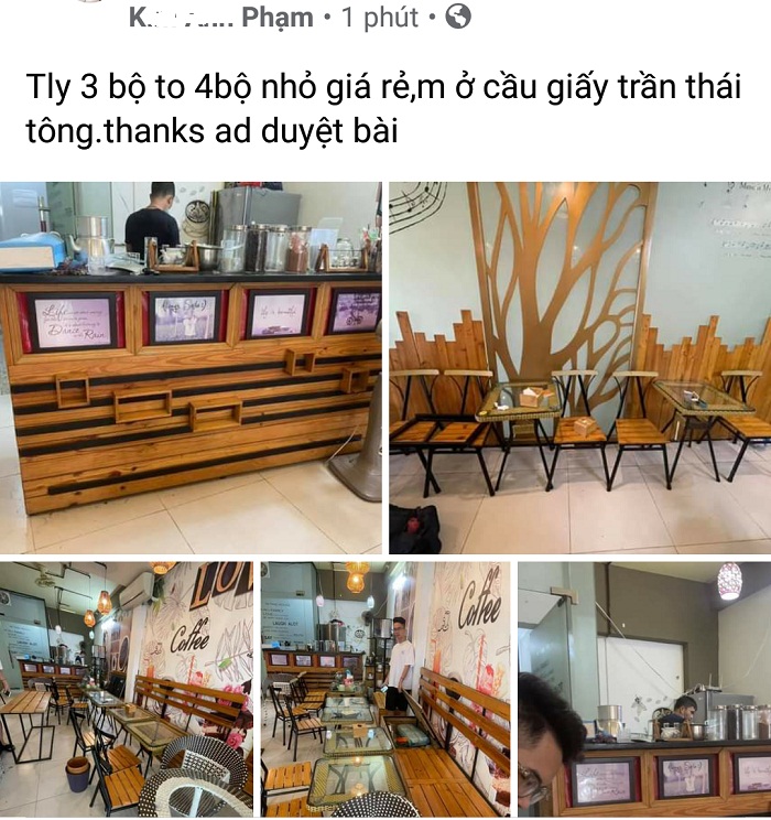 Hà Nội: Hàng loạt quán café, nhà hàng đăng biển thanh lý, sang nhượng - 1
