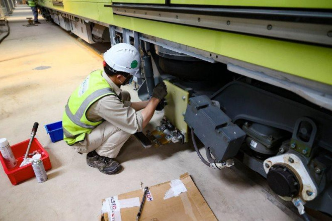 Toàn cảnh các đoàn tàu Nhổn - ga Hà Nội chuẩn bị vận hành tổng thể - 6