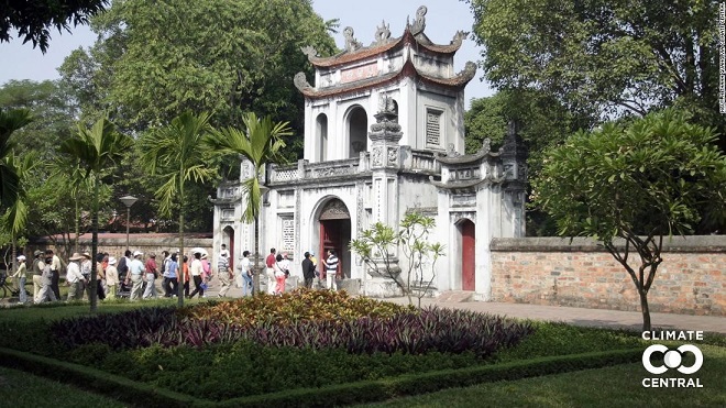 Văn Miếu trông sẽ thế nào nếu Trái đất nóng thêm 3 độ C? - 1