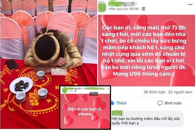 Cô dâu lên Facebook mời cưới bị bạn bè quay lưng, phút cuối phải lên mạng cầu cứu - 1