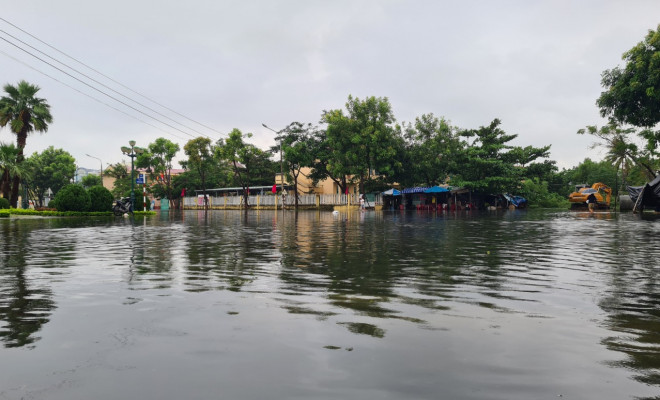 Ảnh: Nhiều tuyến đường ở Quảng Nam ngập sâu, giao thông chia cắt - 6