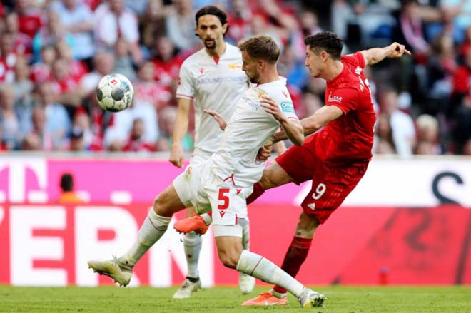 Video bóng đá Union Berlin - Bayern Munich: Lewandowski chói sáng, đại tiệc 7 bàn - 1