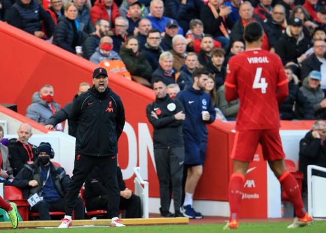 Liverpool rơi 2 điểm, thầy trò Klopp - Van Dijk cãi nhau ngay trên sân - 1
