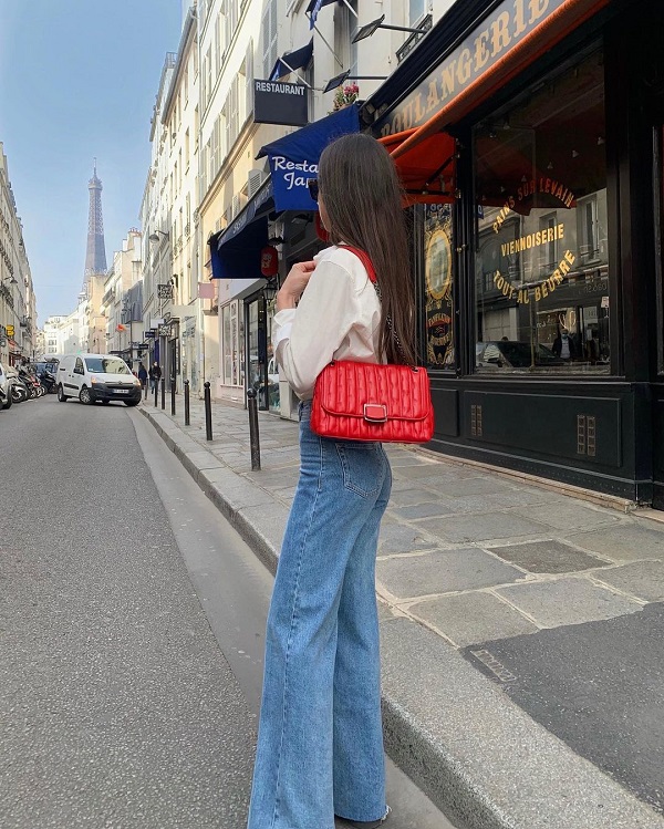 Phong cách phối màu đỏ hoàn hảo của phụ nữ Pháp - 9