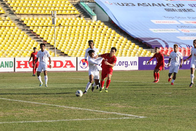 Trực tiếp bóng đá U23 Việt Nam - U23 Myanmar: Bảo toàn tốt thành quả (Vòng loại U23 châu Á) (Hết giờ) - 14