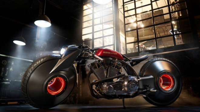 Chiêm ngưỡng xế nổ Harley-Davidson siêu độc, bánh không trục - 1