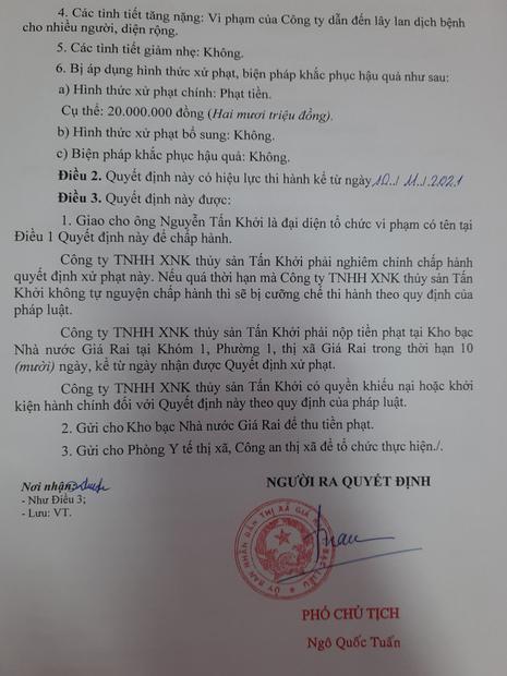 Làm lây lan dịch bệnh Covid-19 cho hơn 1.000 người, 2 công ty bị phạt 40 triệu đồng - 4