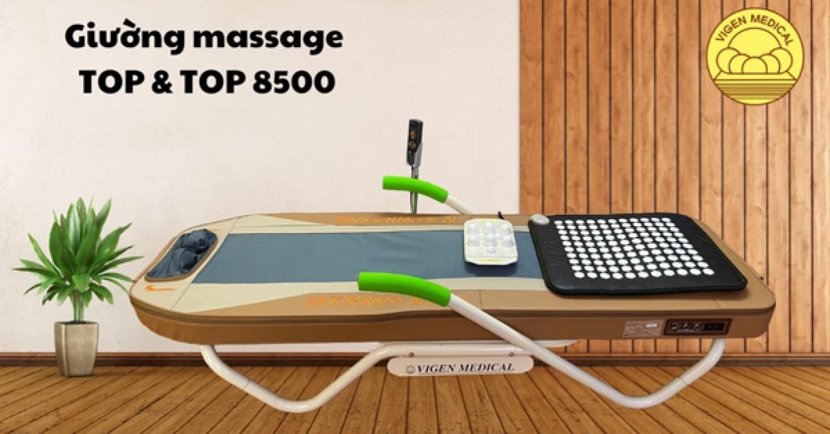 Giường Massage Vigen TOP & TOP 8500 vì sao được yêu thích tại Việt Nam?