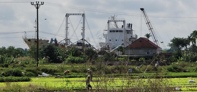 Phát hiện tàu biển 3.200 tấn nhập lậu từ nước ngoài về Việt Nam rồi phá dỡ lấy sắt vụn - 2