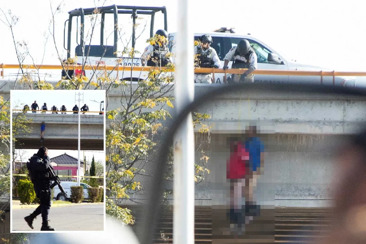 Kinh hoàng băng đảng tội phạm thanh toán lẫn nhau ở Mexico: 9 xác chết treo trên cầu - 1
