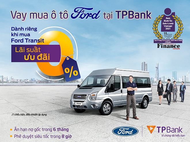 TPBank hỗ trợ khách hàng vay mua xe lãi suất 0% - 1