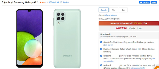 Top Galaxy A được giảm giá nhiều nhất dịp Black Friday - 5