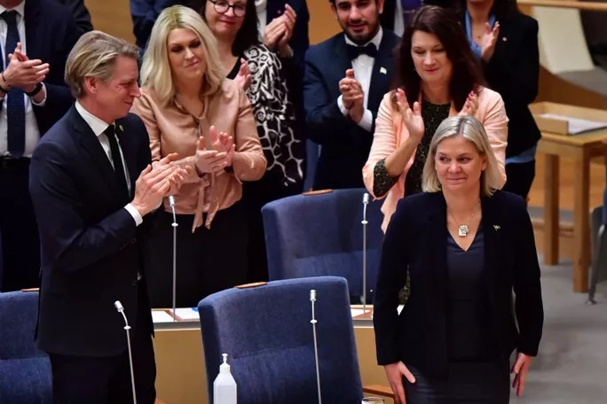 Thụy Điển: Từ chức chưa đầy 1 tuần, nữ thủ tướng được bầu lại - 1