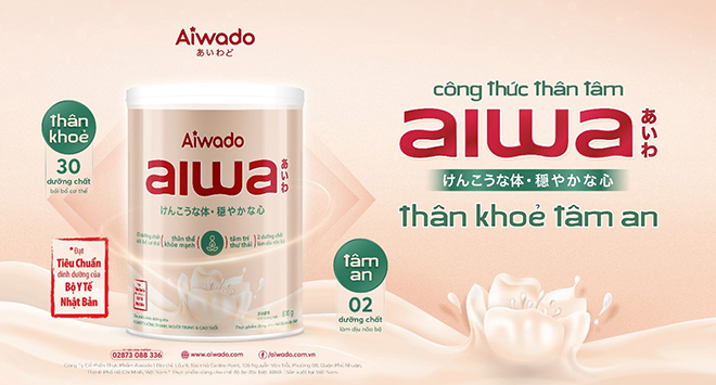 Aiwa – sữa cho thân khoẻ tâm an đạt Tiêu chuẩn Dinh dưỡng của Bộ Y tế Nhật Bản - 1