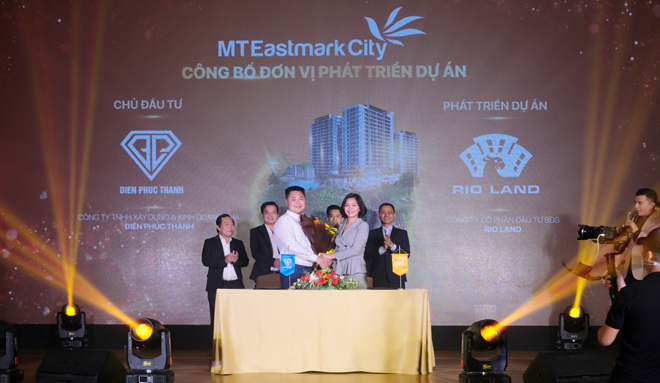 Rio Land ký kết hợp tác và giới thiệu dự án MT Eastmark City đến 10 đơn vị phân phối - 1