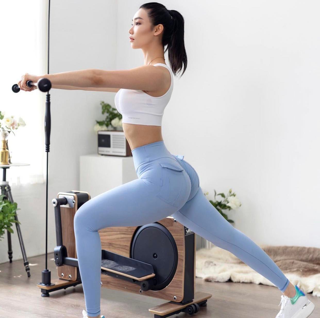 Hot gymer Hàng Châu sở hữu tỷ lệ cơ thể hoàn mỹ, chỉ 14% mỡ thừa - 1