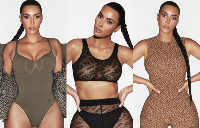 Kim Kardashian diện bodysuit có thiết kế nhấn nhá ở vùng nhạy cảm, bị chê kém duyên - 1