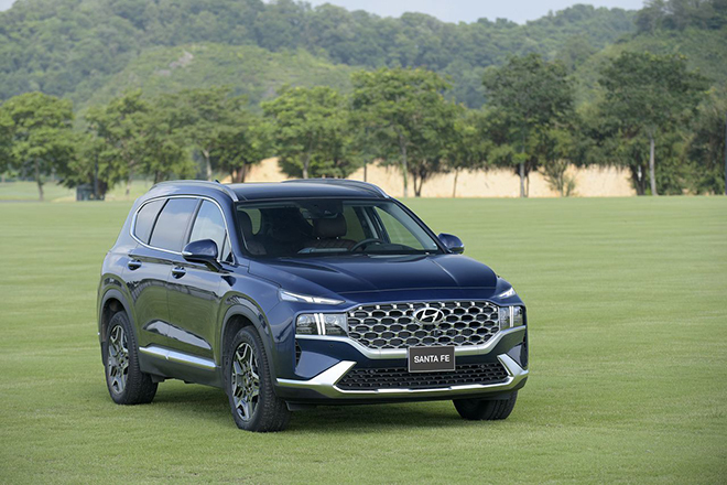 Giá xe Hyundai Santa Fe lăn bánh tháng 12/2021, giảm 50% LPTB - 6