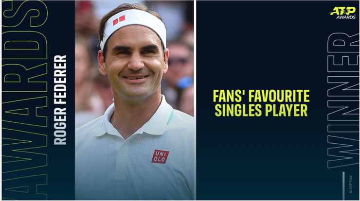 Federer chơi bết bát vẫn ẵm giải đặc biệt khiến Djokovic và Nadal ghen tỵ - 1