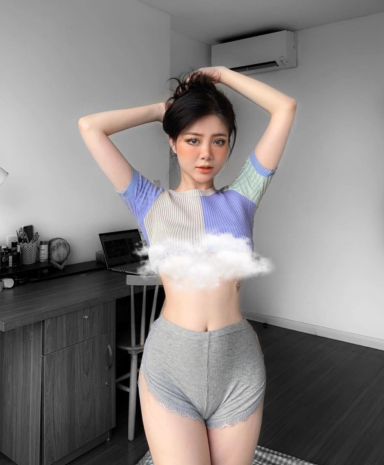Hot girl Ba Vì “Trang Chuối” gợi cảm với phong cách Lolita, khoe điểm cơ thể hấp dẫn - 1