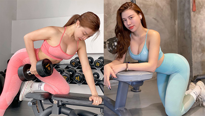 Hot Girl Phòng Gym Vòng Ba 100Cm 