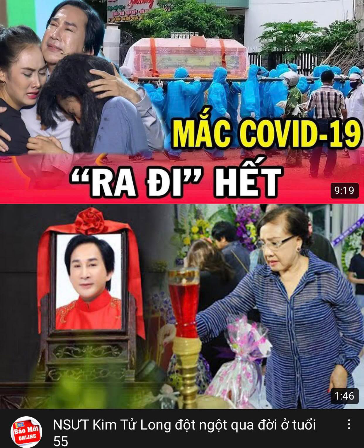 Tin nghệ sĩ Kim Tử Long qua đời vì Covid-19 là sai sự thật - 1