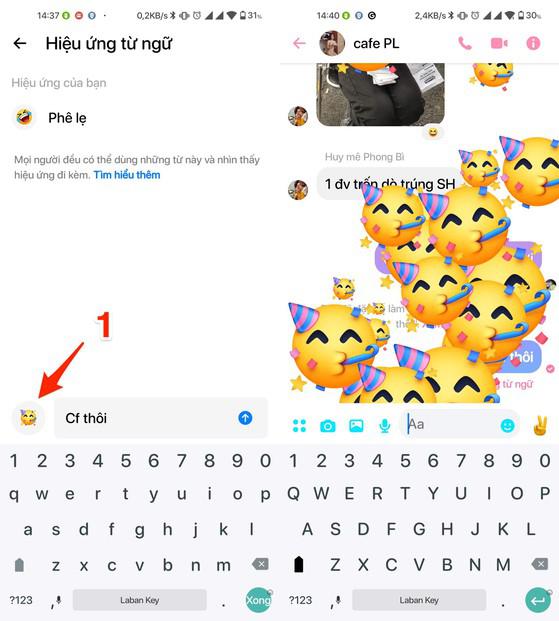 Cách tạo hiệu ứng cho một chữ bất kỳ trên Messenger - 2