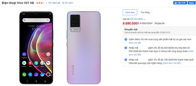 6 điện thoại cận cao cấp "hút" khách nhất năm 2021 - 4