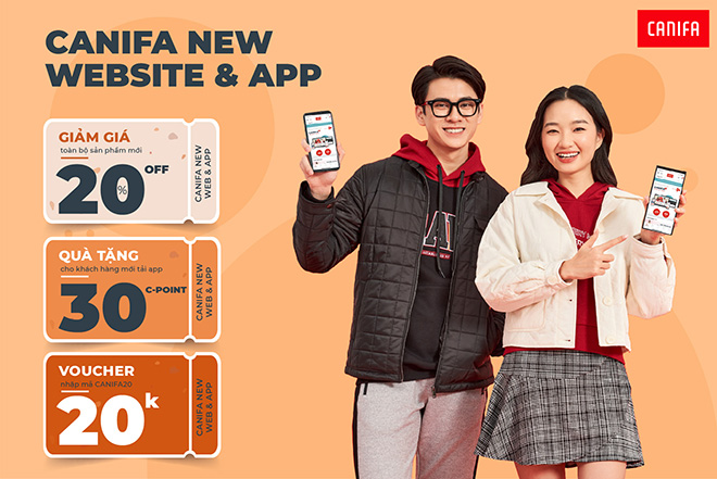 Canifa ra mắt web & app mới: Tung 20.000+ deal siêu hời - 1