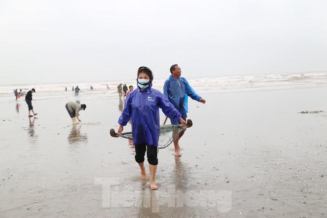 Người dân Hà Tĩnh đổ xô ra bờ biển vợt "lộc trời" ngày cuối năm - 3