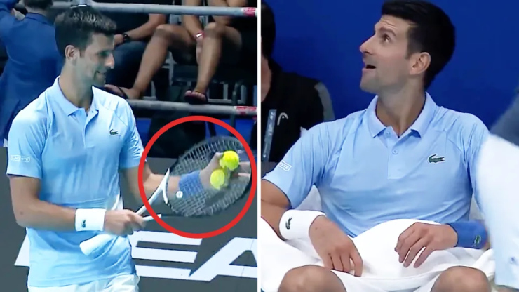 Sững sờ Djokovic quên luật tennis, hai tay vợt muốn đánh nhau - 1
