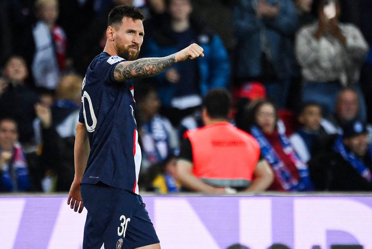 Messi lập siêu phẩm đá phạt giúp PSG thắng: Phong độ tuyệt đỉnh, 5 bàn/8 ngày - 1