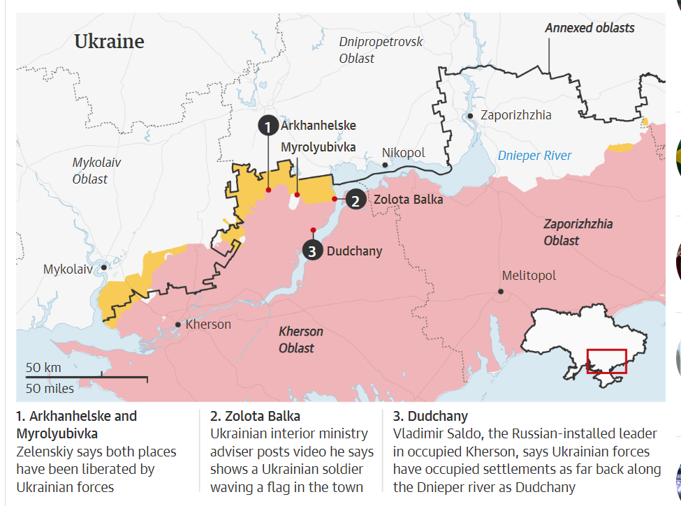 Nga nói về các đòn đáp trả khi quân Ukraine thâm nhập tuyến phòng thủ ở Kherson - 1
