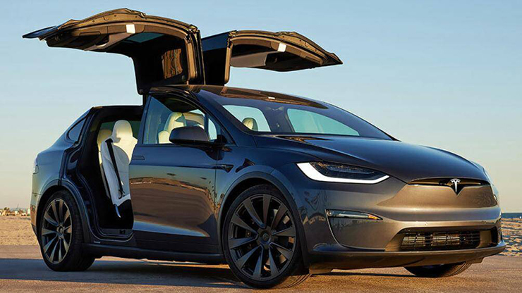 1. Tesla Model X Plaid 2022 (công suất tối đa: 1.020 mã lực)
