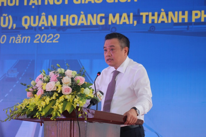 Phát lệnh khởi công hầm chui gần 800 tỉ đồng, Chủ tịch Hà Nội cảm ơn người dân tạo điều kiện - 1
