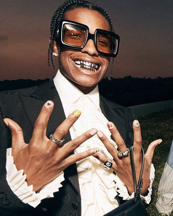 Siêu sao A$AP Rocky và niềm đam mê nghệ thuật móng tay - 4