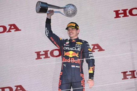 Nóng nhất thể thao tối 9/10: Verstappen đăng quang Japanese GP, lên ngôi vô địch F1 2022