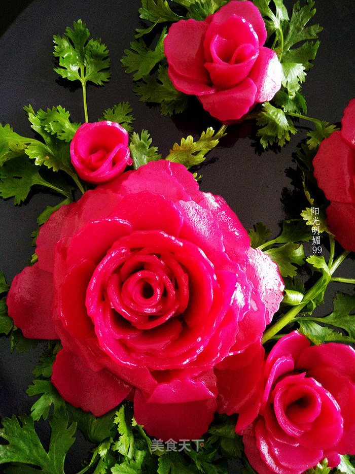 Cả vườn hoa hồng bằng thạch thanh long, đẹp tới mức không nỡ ăn - 10