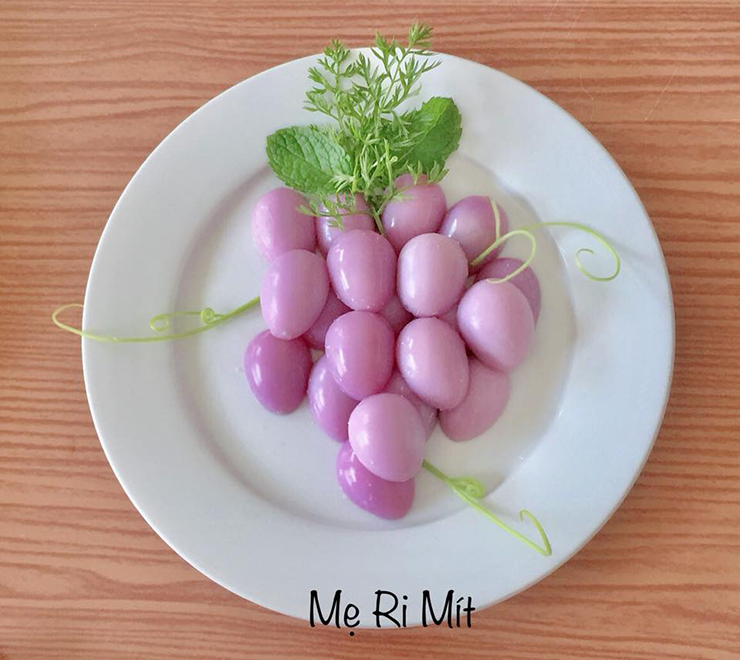 Hô biến trứng cút thành chùm nho căng mọng đẹp như tranh, chồng con thi nhau gắp - 9