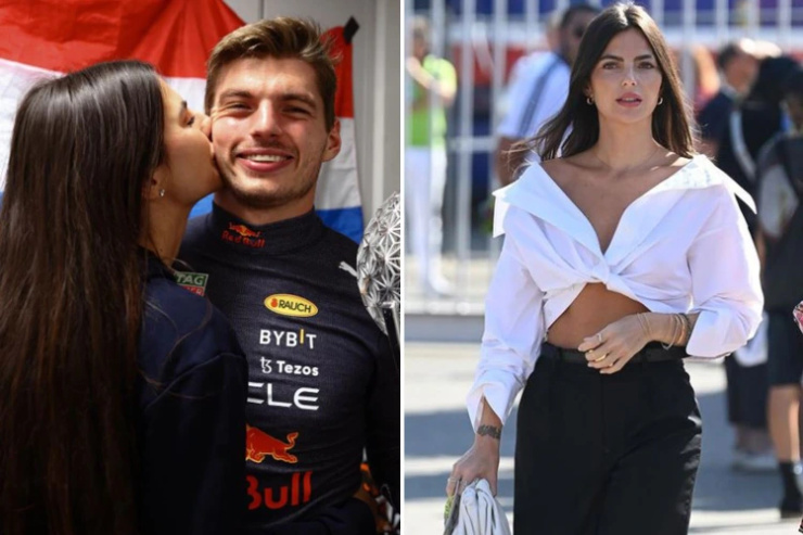 Người mẫu xinh đẹp tặng ảnh nóng mừng bạn trai vô địch đua xe F1 - 1
