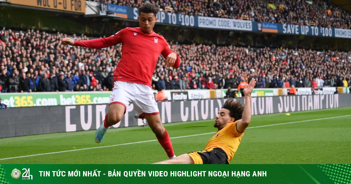 bảng xếp hạng wolves gặp nottingham forest