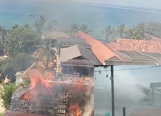 CLIP: Cháy lớn tại khu resort đang xây dựng trái phép ở Phú Quốc - 1