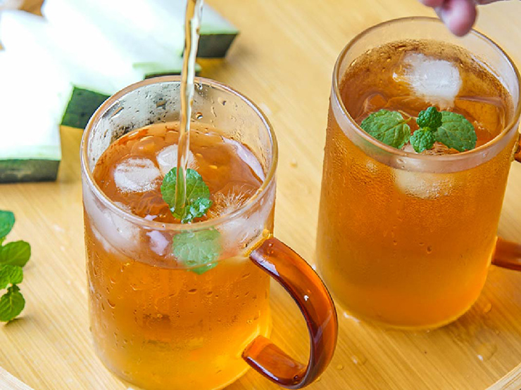 Nấu trà bí đao dễ nhất chỉ với 2 nguyên liệu, không bị chua, ngọt tự nhiên - 5