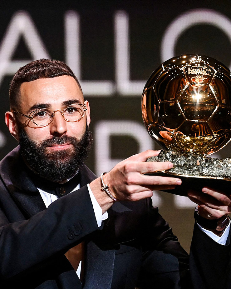 Gala trao giải Quả bóng vàng 2022: Benzema ngự trị đỉnh vinh quang