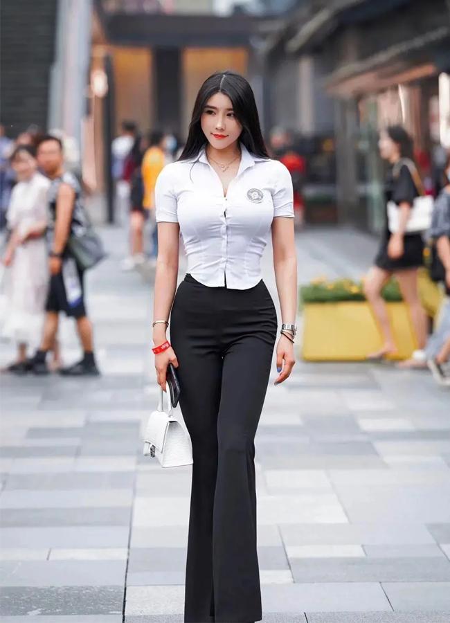 "Nữ công sở Nội Mông gây sốt trên phố" siết dáng khắc nghiệt lấy lại body siêu tưởng - 3